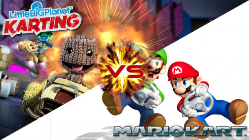 LittleBigPlanet Karting vs. Mario Kart