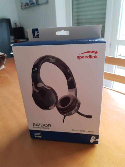 Speedlink RAIDOR- Einstiegsheadset im Tarnkappenmodus