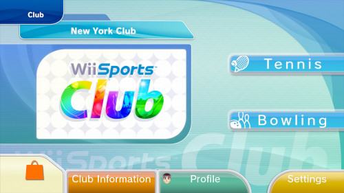 Wii Sports Club - Bowling und Tennis